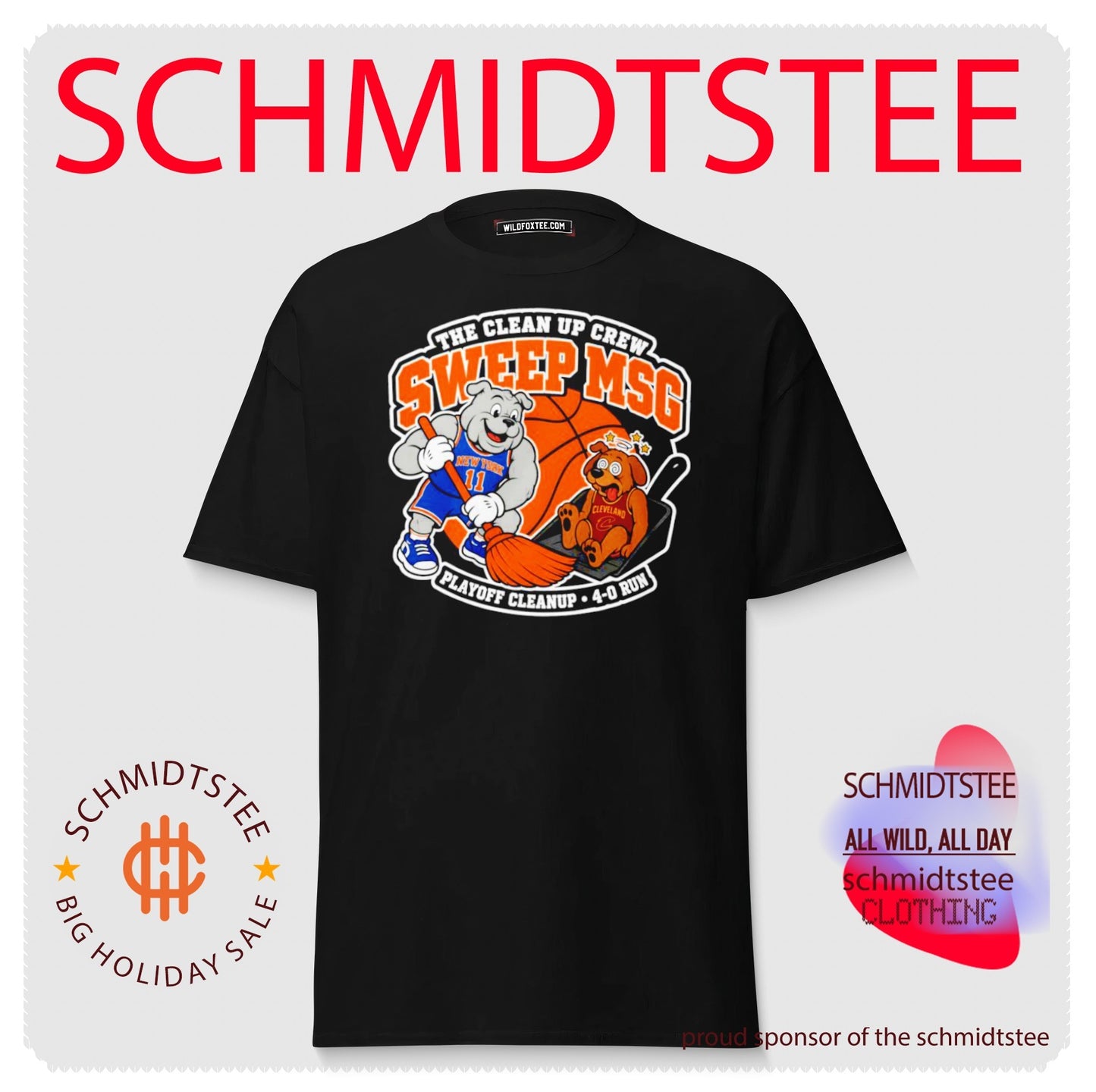 New York Knicks 2026 NBA Finals The Clean Up Crew Sweep MSG Playoff Cleanup 4-0 Run shirt