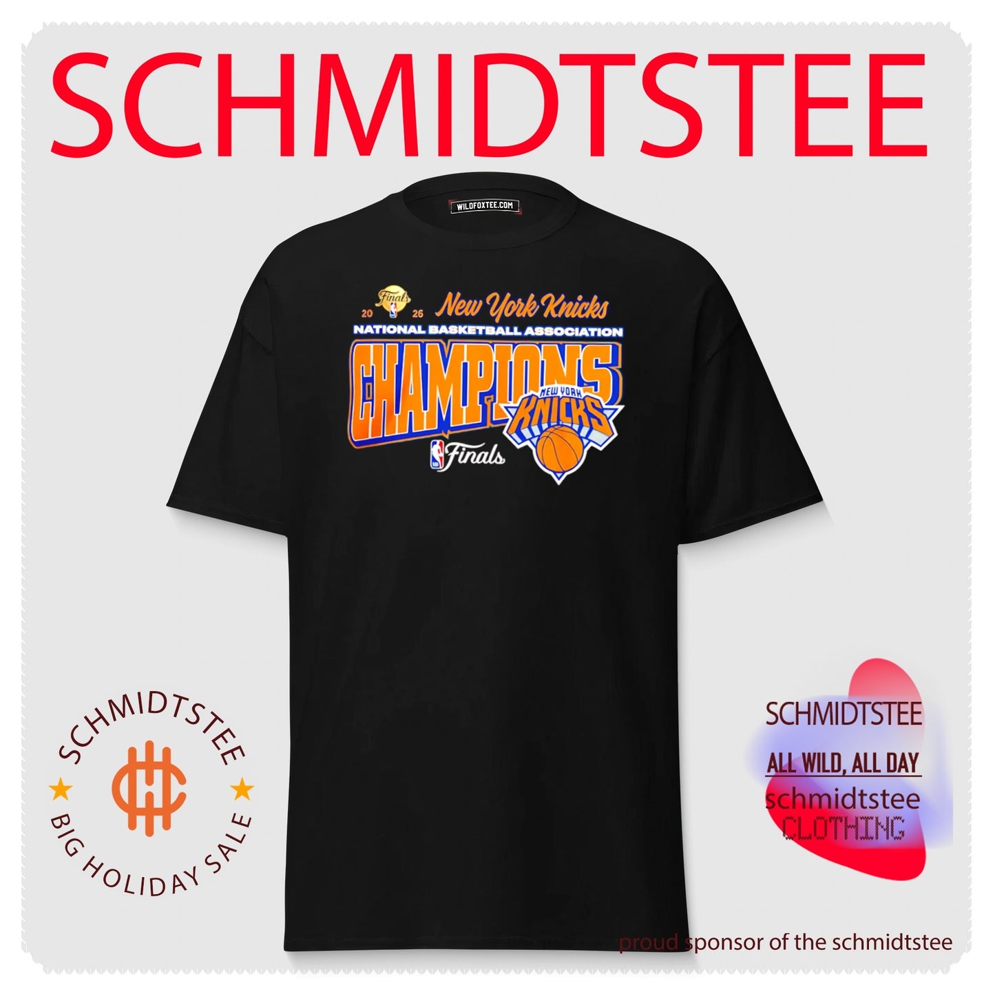 New York Knicks 26 NBA Champions logo shirt