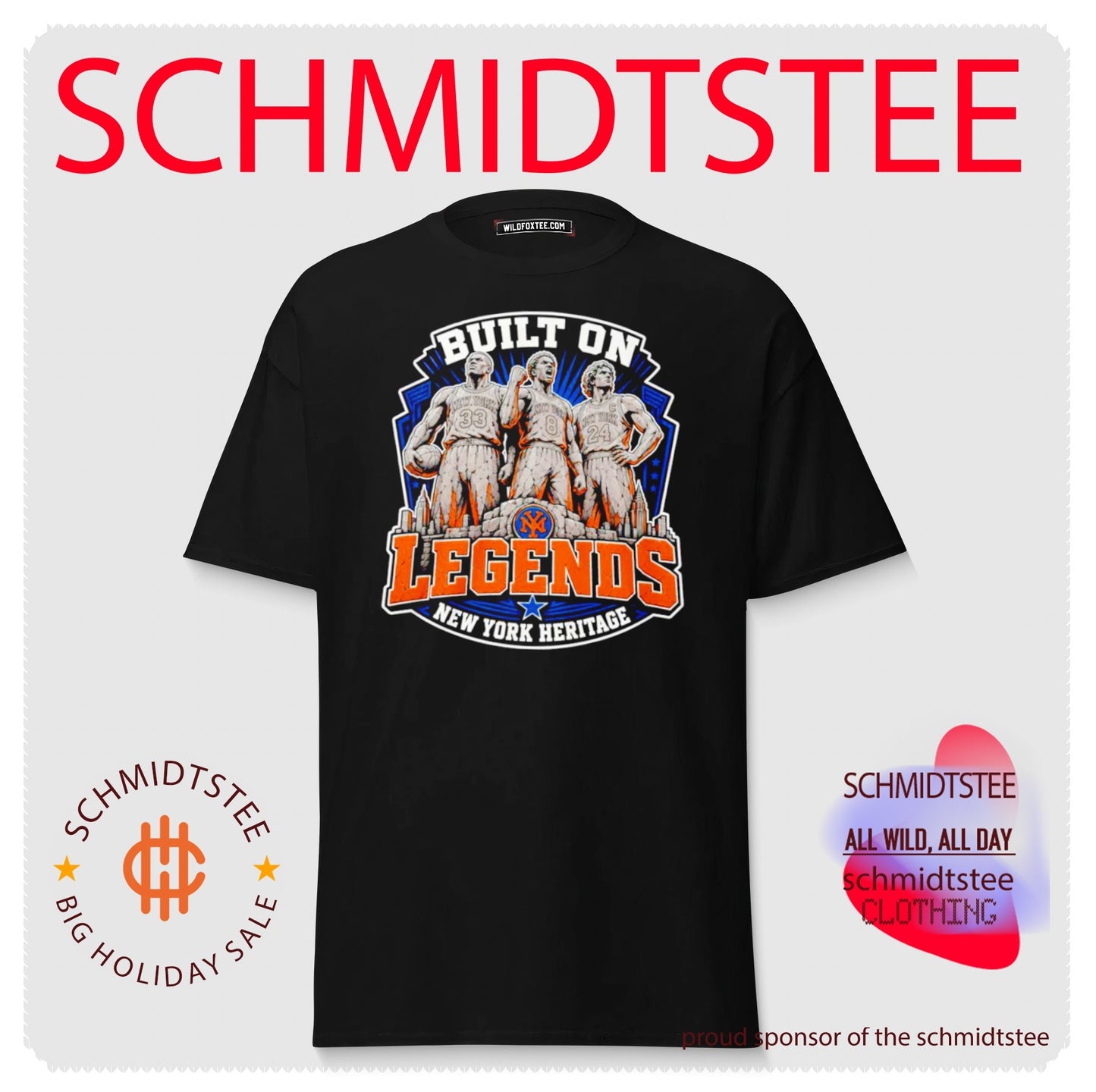 New York Knicks Built on Legends New York Heritage shirt