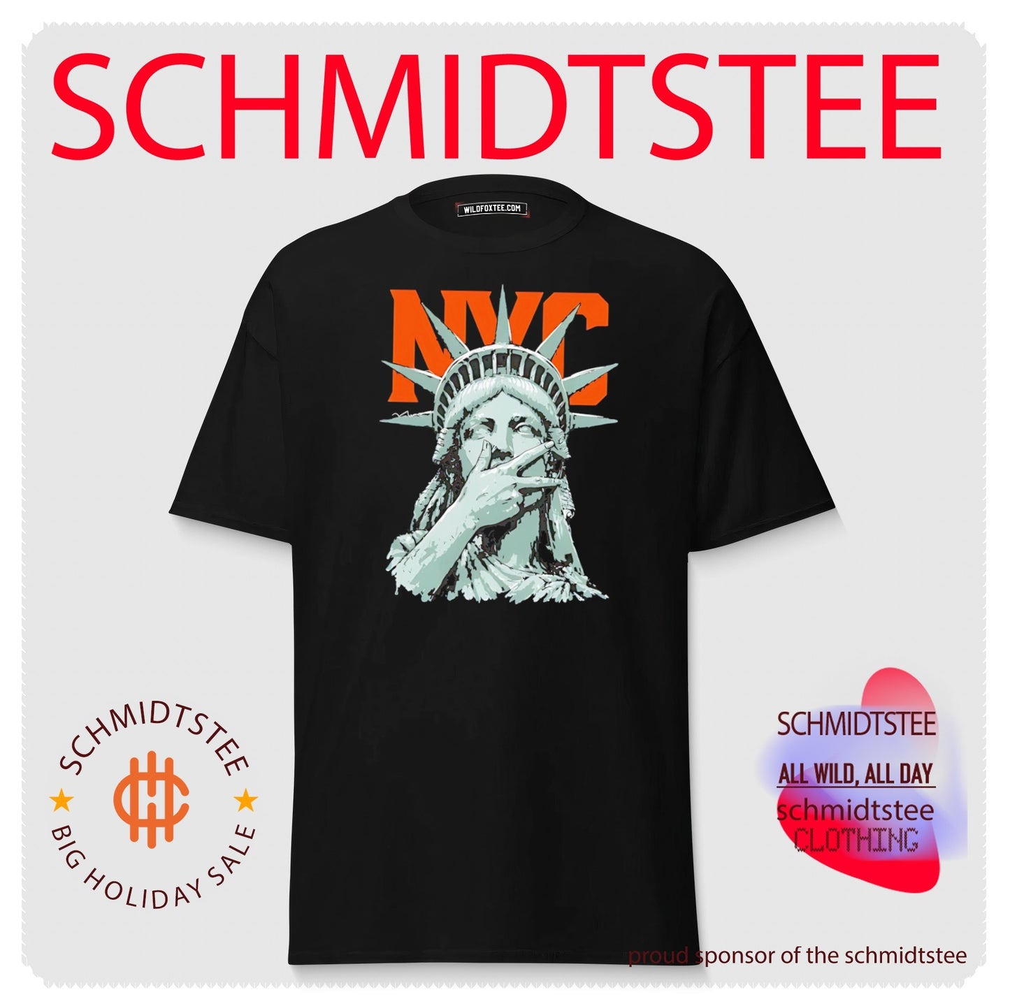 New York Knicks City Statue of Liberty Brunson hand gesture graphic shirt