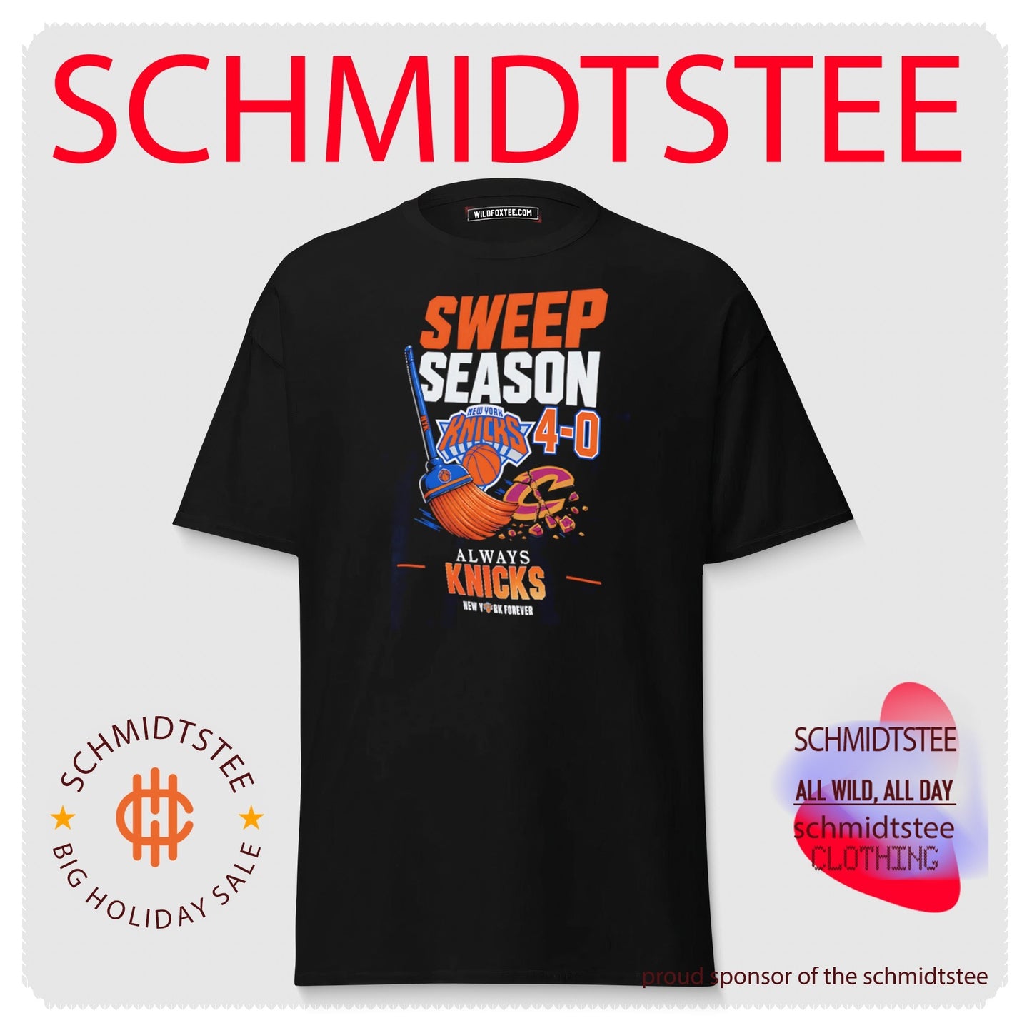 New York Knicks Sweep Season 4-0 Always Knicks clean shirt