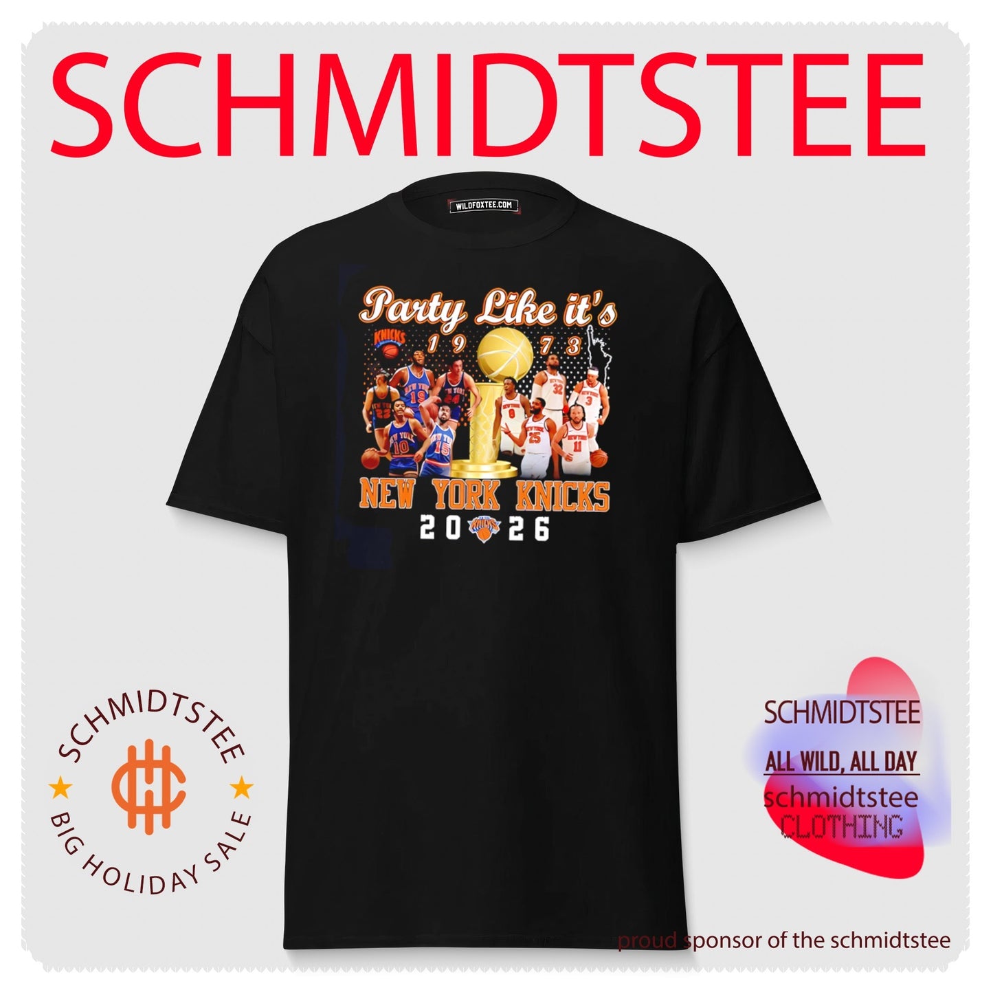 New York Knicks party like it’s 1973 graphic shirt
