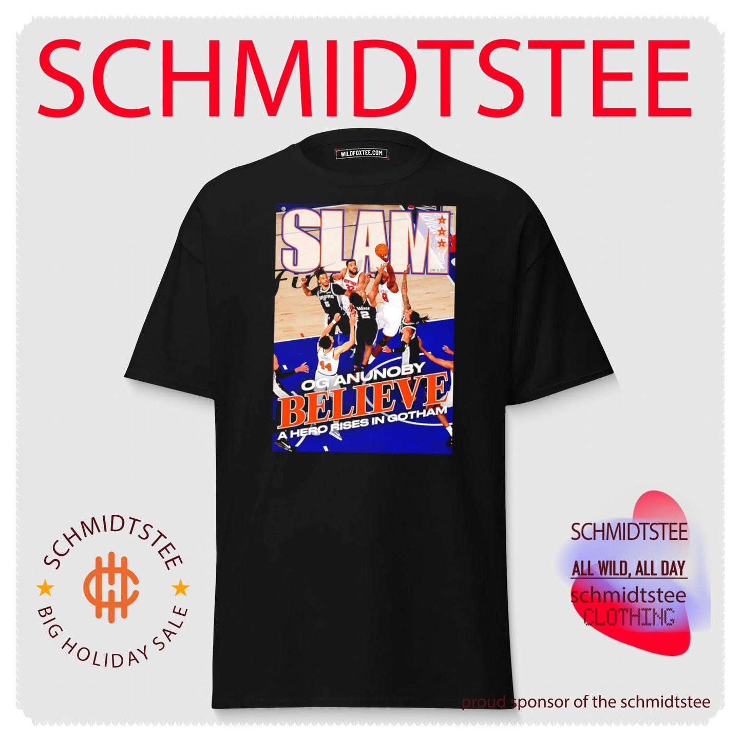 OG Anunoby New York Knicks Believe a hero rises in gotham shirt