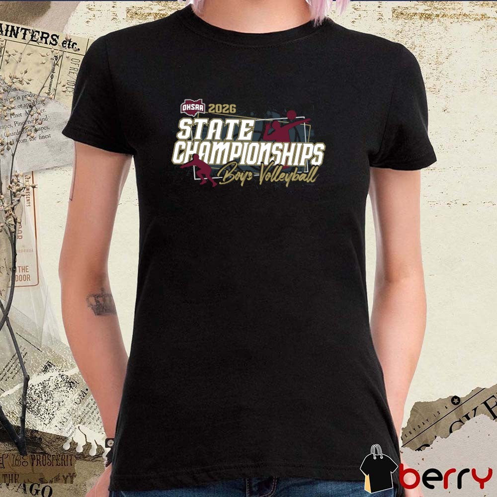 2026 OHSAA Boys Volleyball State Championships Logo t-shirt