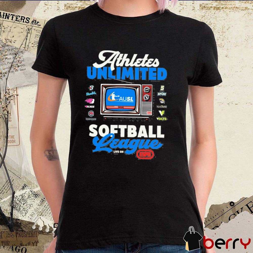 AUSL Athletes Unlimited Softball League X ESPN Collab t-shirt