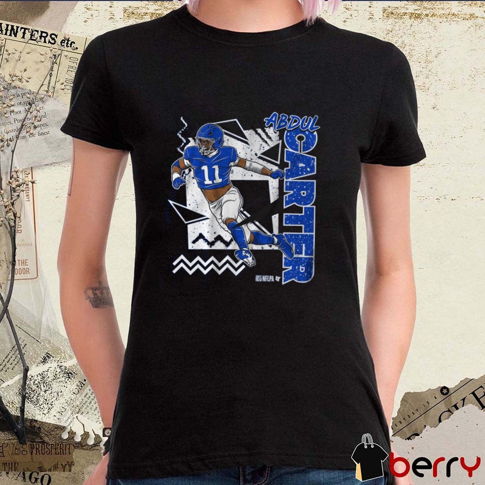 Abdul Carter 90s Style New York Giants 2025 NFL Draft t-shirt