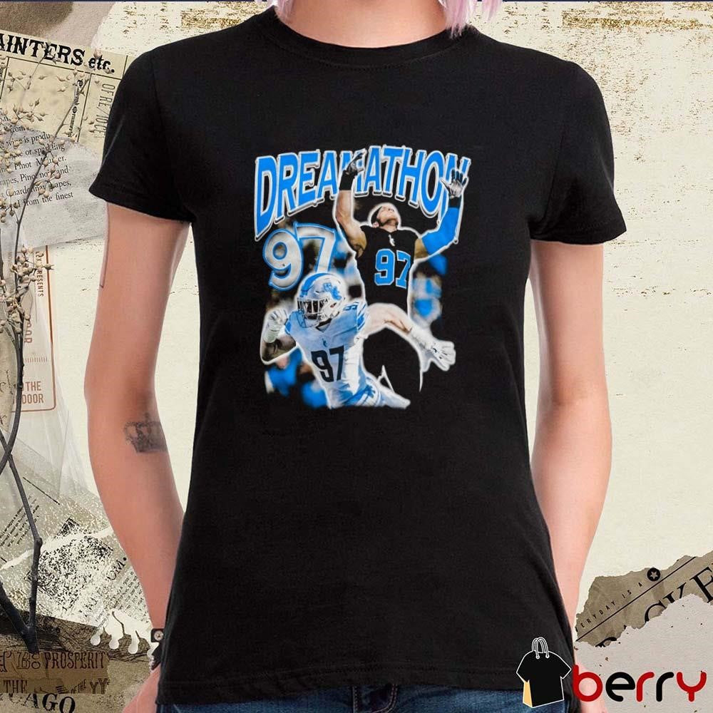 Aidan Hutchinson Detroit Lions NFL Dream Graphic t-shirt
