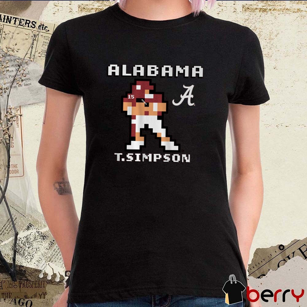 Alabama Crimson Tide Football NCAA Ty Simpson Retro Baller t-shirt