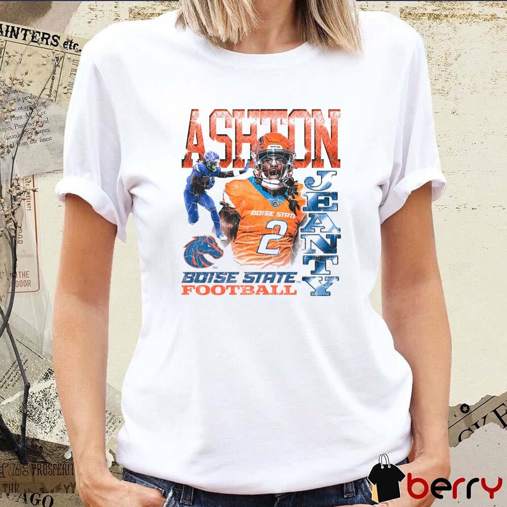 Ashton Deuce Jeanty Boise State Broncos Football Vintage Graphic t-shirt
