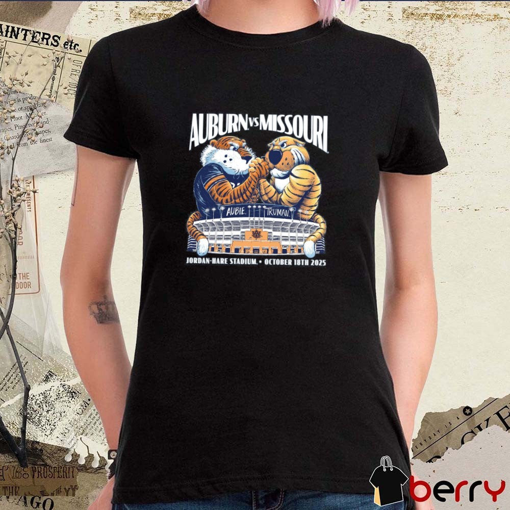 Aubie Auburn Vs Truman Missouri Jordan-Hare Stadium October 18th 2025 t-shirt