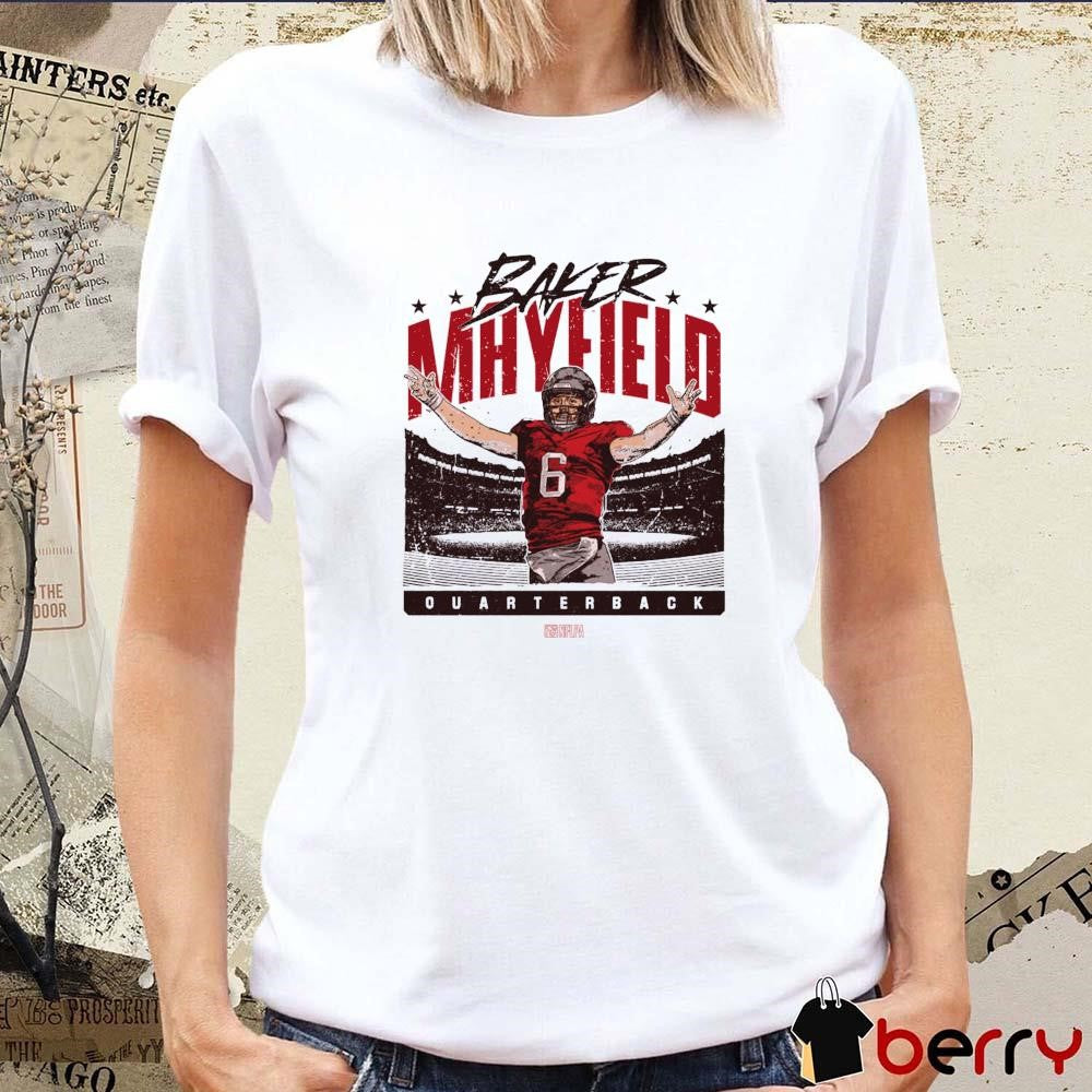 Baker Mayfield Tampa Bay Buccaneers Quarterback NFL Player Name t-shirt
