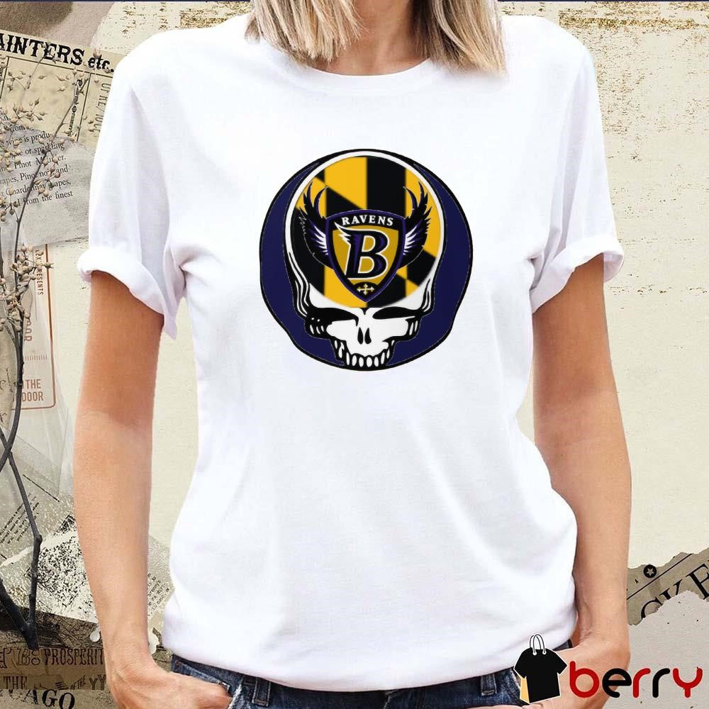 Baltimore Ravens NFL Ball So Hard Grateful Dead t-shirt