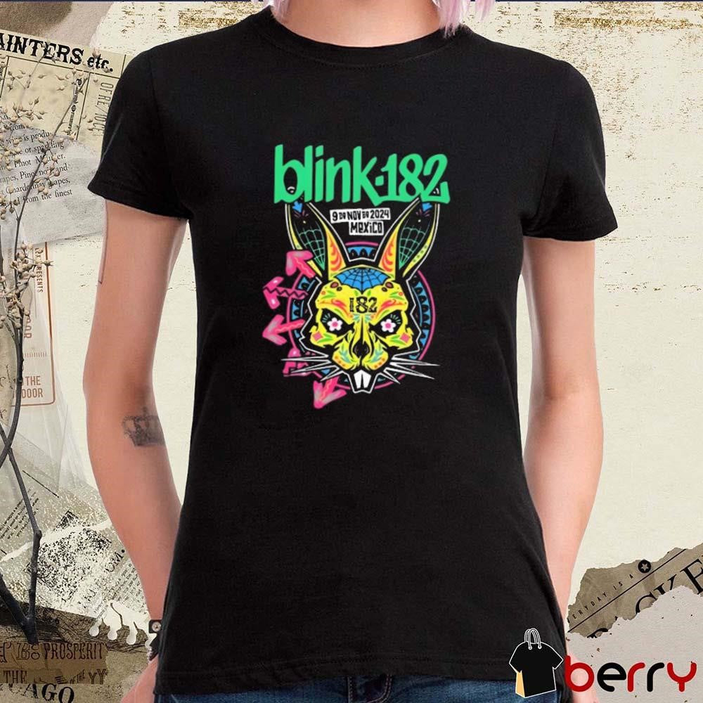 Blink 182 Nov 9 2024 Estadio GNP Seguros in Mexico City t-shirt