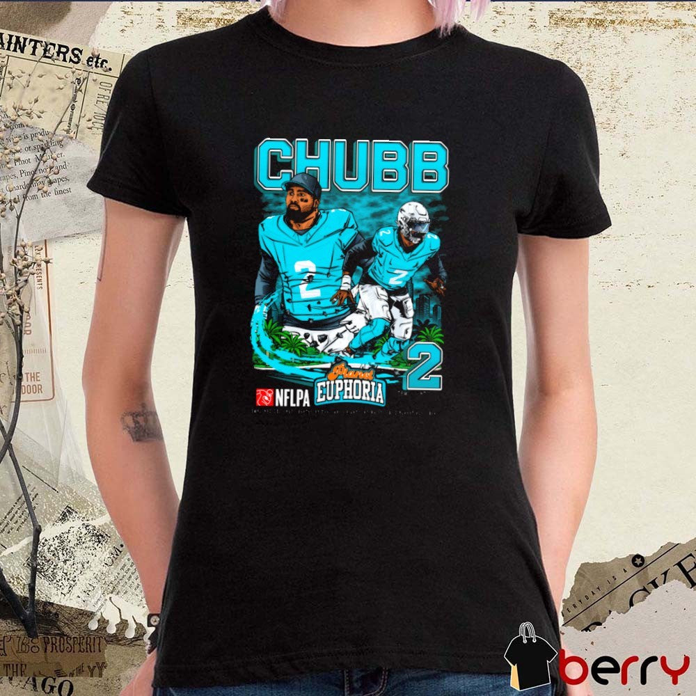 Bradley Chubb Miami Dolphins NFL Planet Euphoria Artwork t-shirt