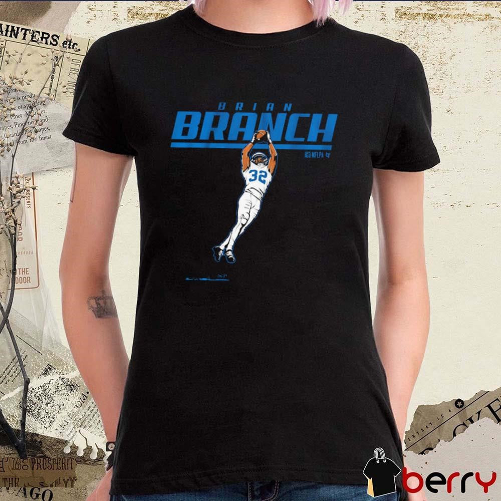Brian Branch Detroit Lions NFL Painting t-shirt