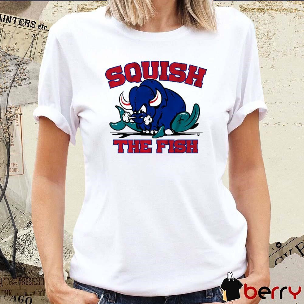 Buffalo Squish The Fish Buffalo Bills NFL t-shirt