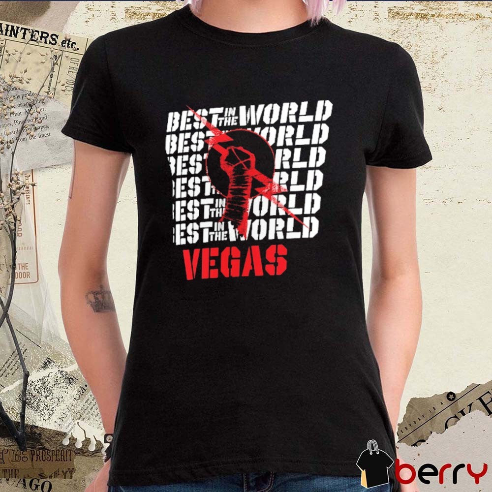 CM Punk Best In The World Vegas WrestleMania WWE 2025 t-shirt