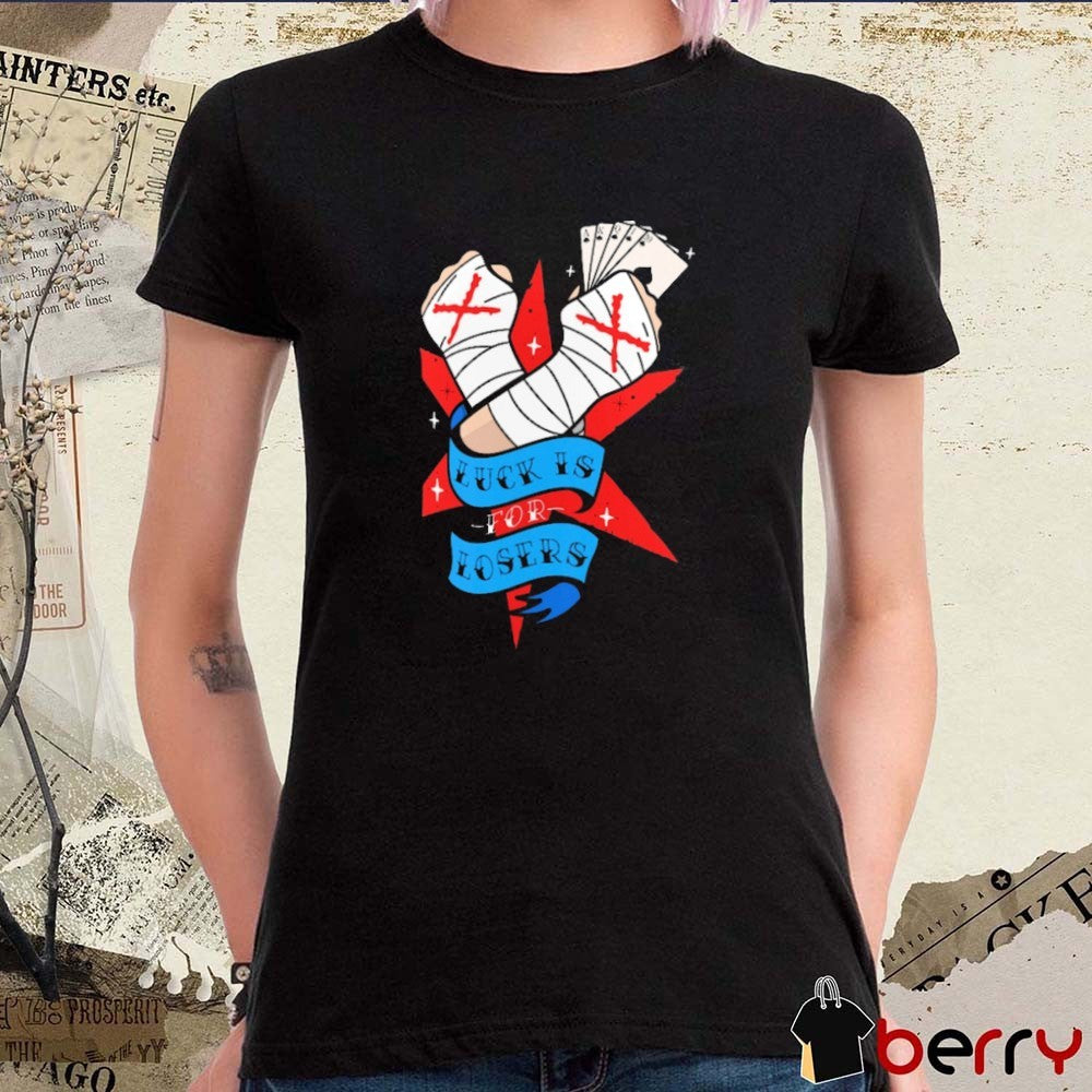 CM Punk Luck Is For Losers Vegas WrestleMania WWE 2025 t-shirt