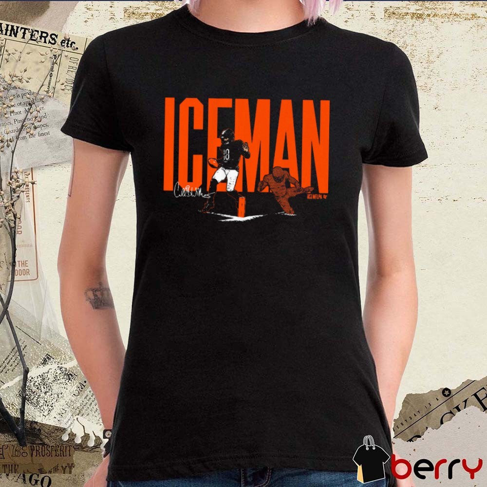 Caleb Williams Iceman Chicago Bears Signature t-shirt