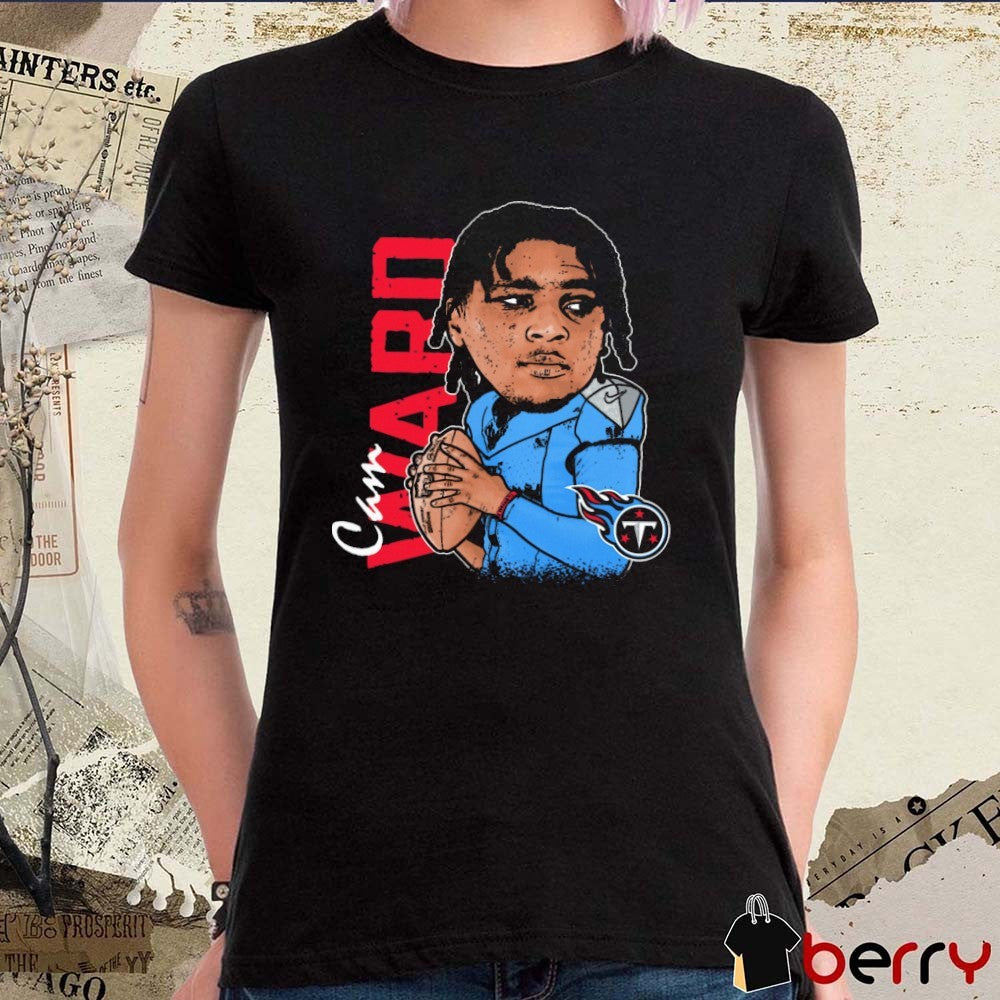 Cameron Ward Tennessee Titans NFL Graphic Player Caricature 2025 t-shirt