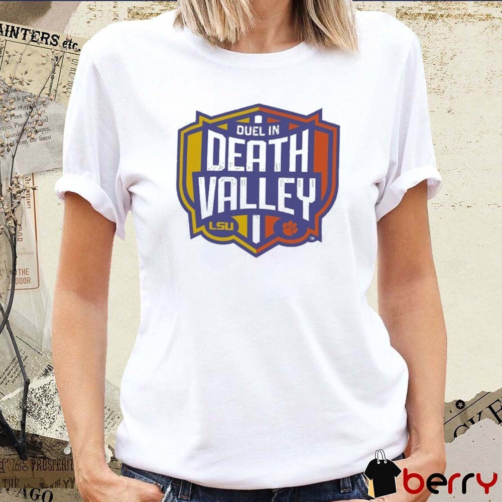 Clemson Tigers vs. LSU Tigers Football Duel In Death Valley NCAA 2025 t-shirt