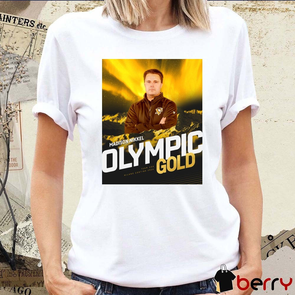 Coach Madison Nikkel Olympic Gold Team USA Milano Cortina 2026 t-shirt