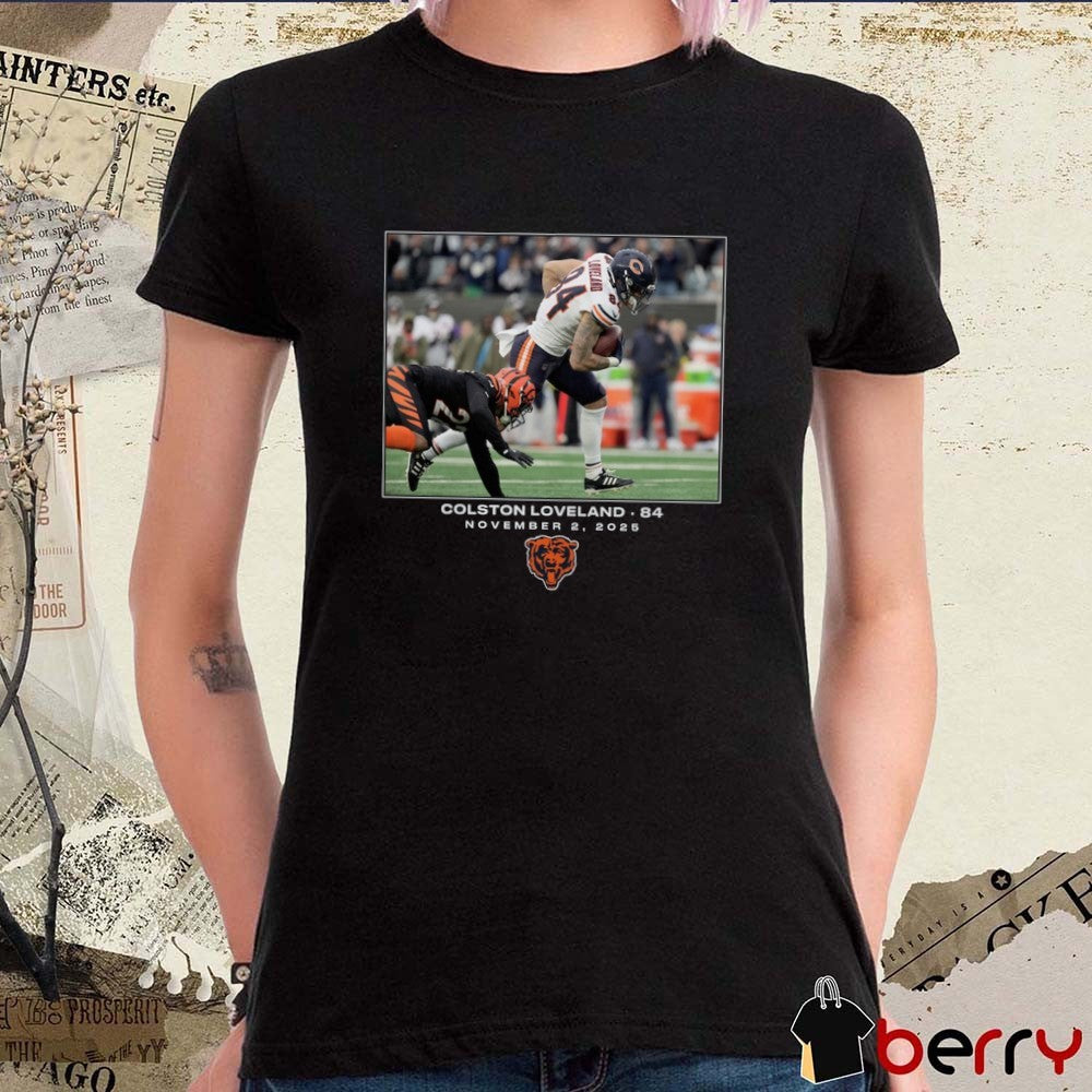 Colston Loveland Chicago Bears NFL Flash Features Week 9 November 2 2025 t-shirt