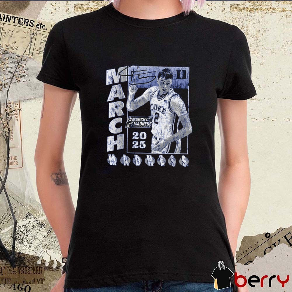 Cooper Flagg Box Duke Blue Devils Basketball 2025 NCAA March Madness Vintage Signature t-shirt