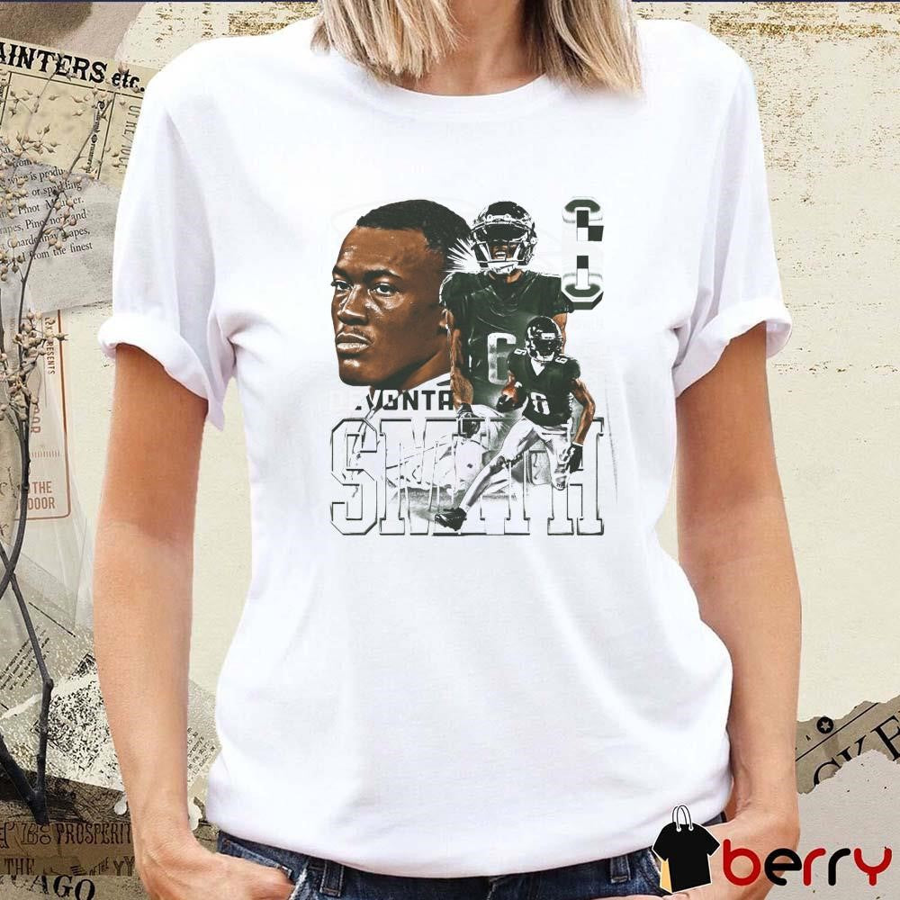 DeVonta Smith #6 Philadelphia Eagles NFL Vintage Graphic t-shirt