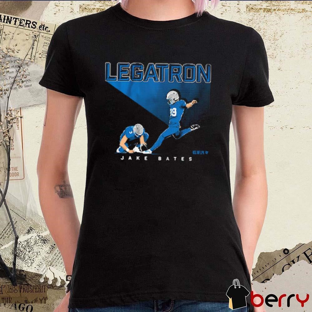 Detroit Lions Jake Bates Placekicker Legatron NFL t-shirt