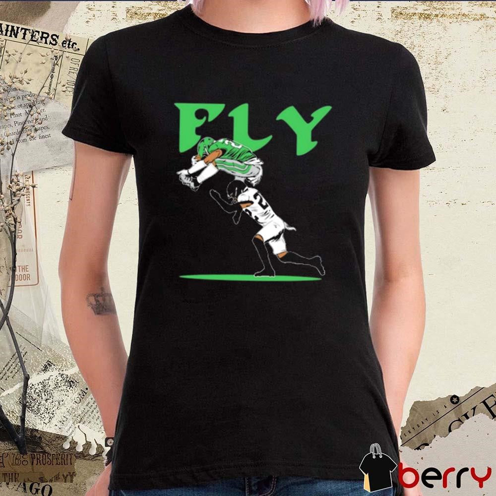 FLY Philly Saquon Barkley No-Look Hurdle Philadelphia Eagles NFL t-shirt