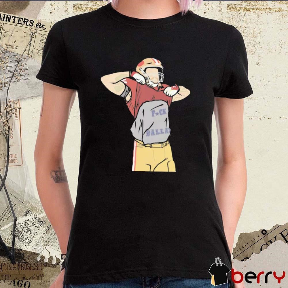 George Kittle F Dallas San Francisco 49ers NFL Painting t-shirt