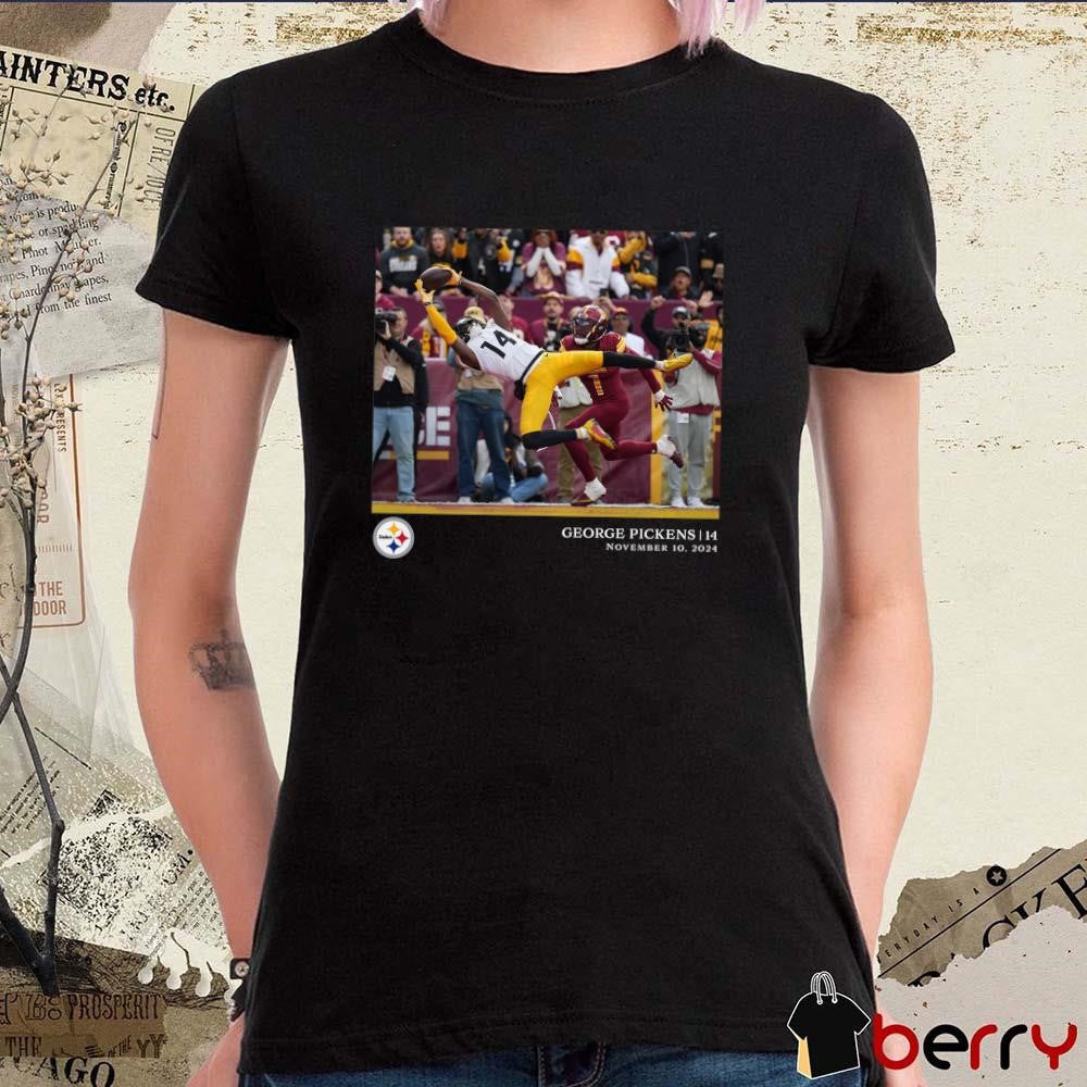 George Pickens Pittsburgh Steelers NFL Flash Features Week 10 November 10 2024 t-shirt