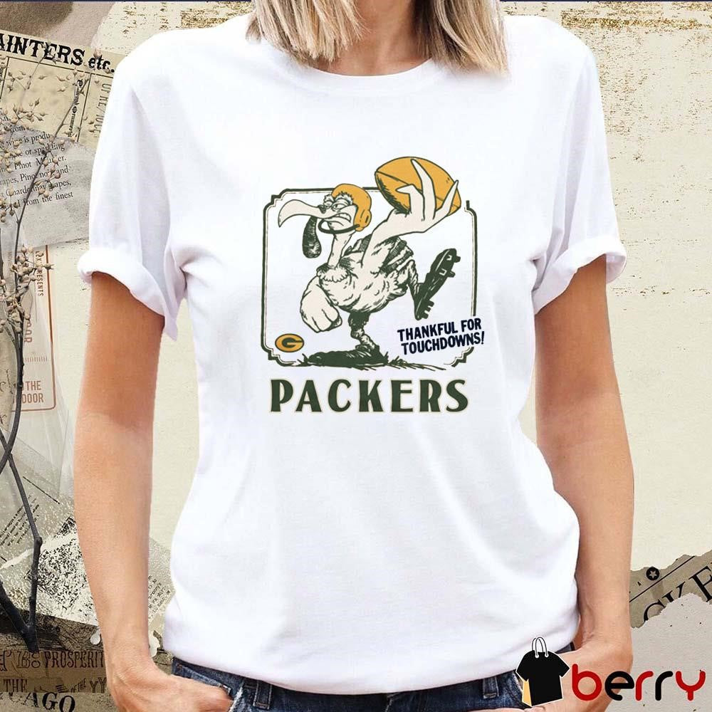 Green Bay Packers NFL Thankful For Touchdowns t-shirt