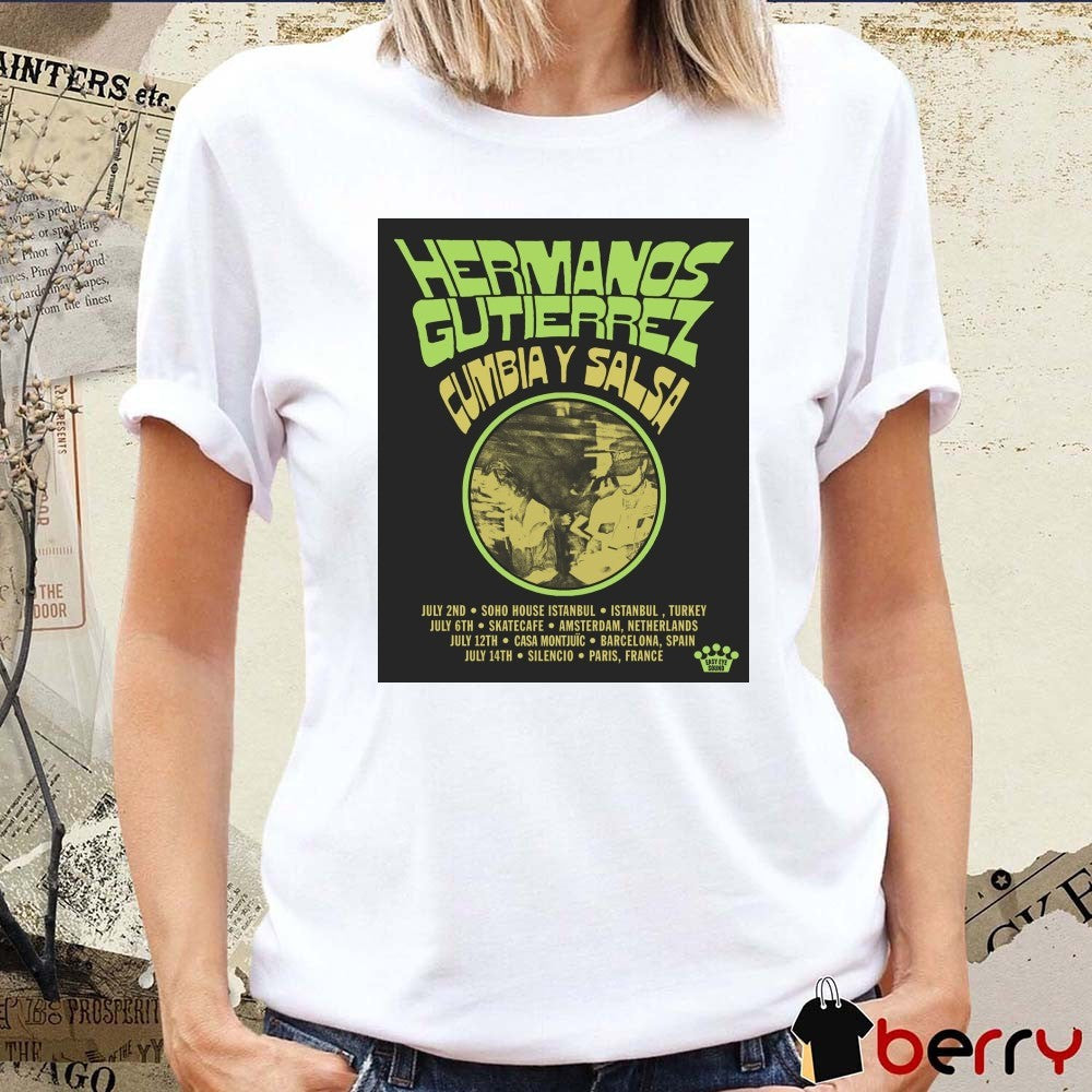 Hermanos Gutiérrez Cumbia y Salsa DJ Sets July 2nd – July 14th 2025 Poster t-shirt