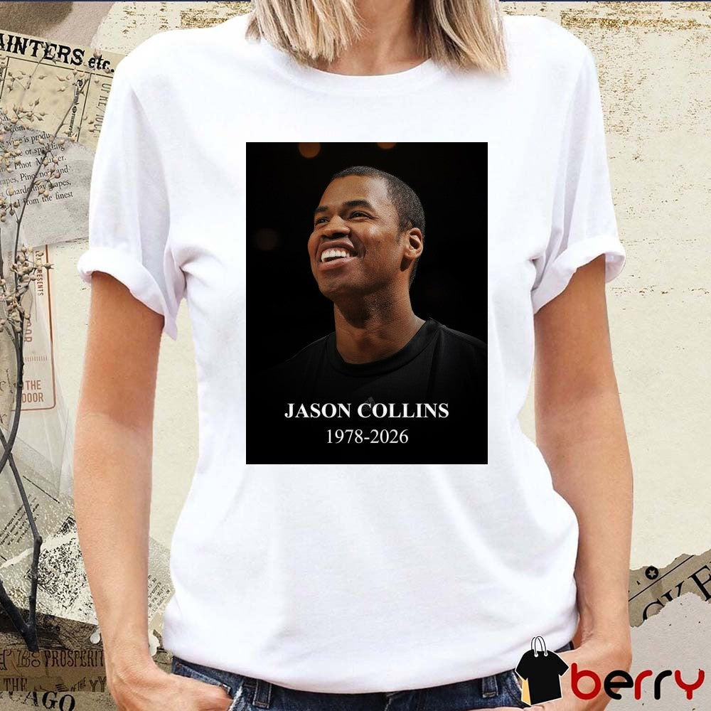 In Memory Of Jason Collins 1978 – 2026 NBA Poster t-shirt