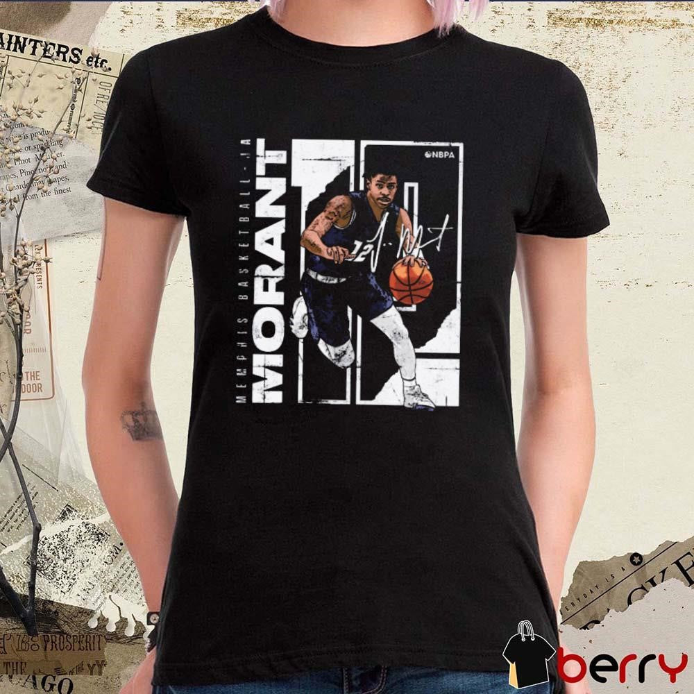 Ja Morant Memphis Grizzlies Basketball Stretch Signature t-shirt