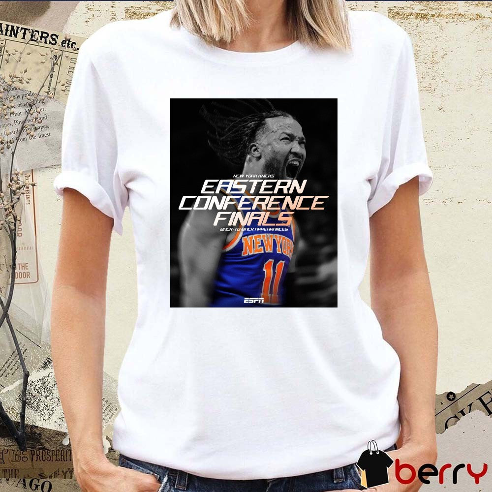Jalen Brunson New York Knicks Eastern Conference Finals Back To Back Appearances 2026 Poster t-shirt
