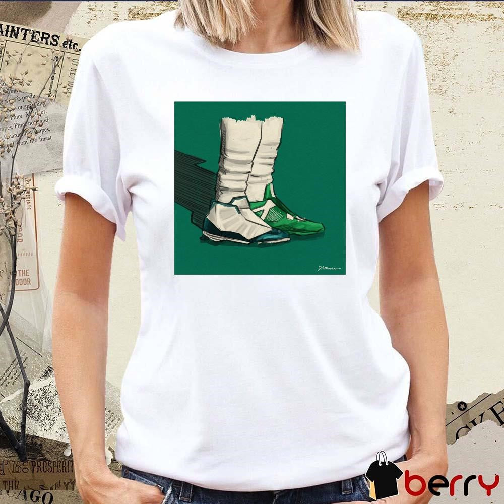 Jalen Hurts Philadelphia Eagles Two-Shoes Hurts Poster t-shirt