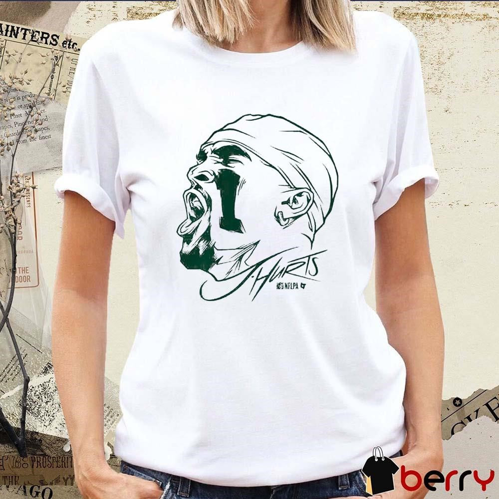 Jalen Hurts Yell Philadelphia Eagles Signature t-shirt