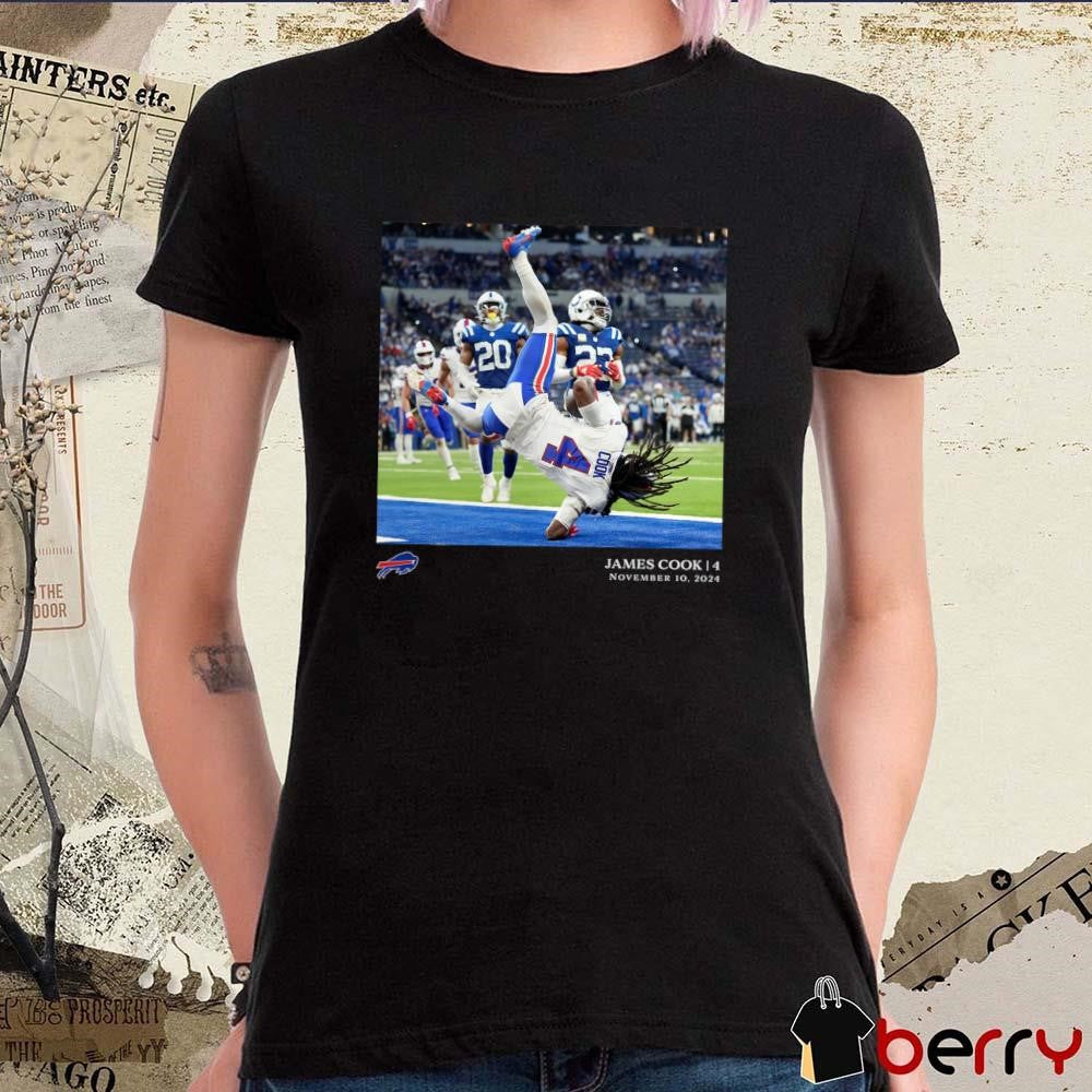 James Cook Buffalo Bills NFL Flash Features Week 10 November 10 2024 t-shirt