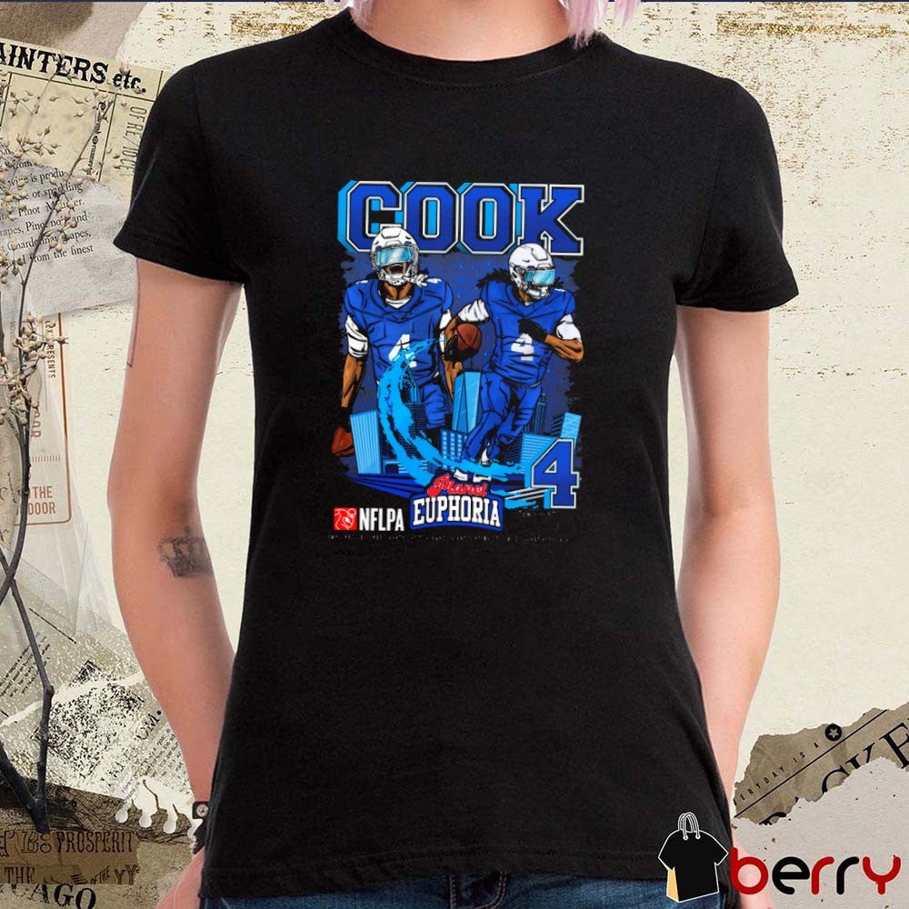 James Cook V2 Buffalo Bills NFL Planet Euphoria Artwork t-shirt