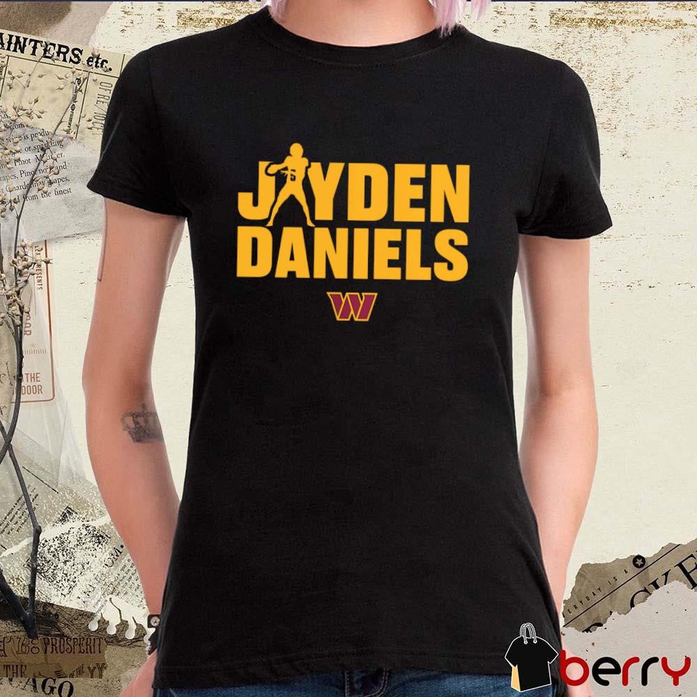 Jayden Daniels Washington Commanders NFL Play Motion t-shirt