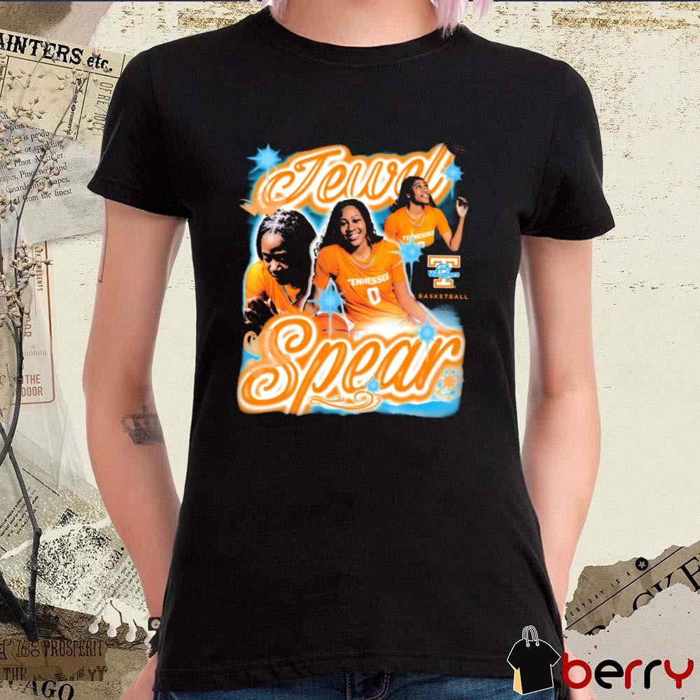 Jewel Spear Tennessee Lady Volunteers Basketball 90s Graphic t-shirt