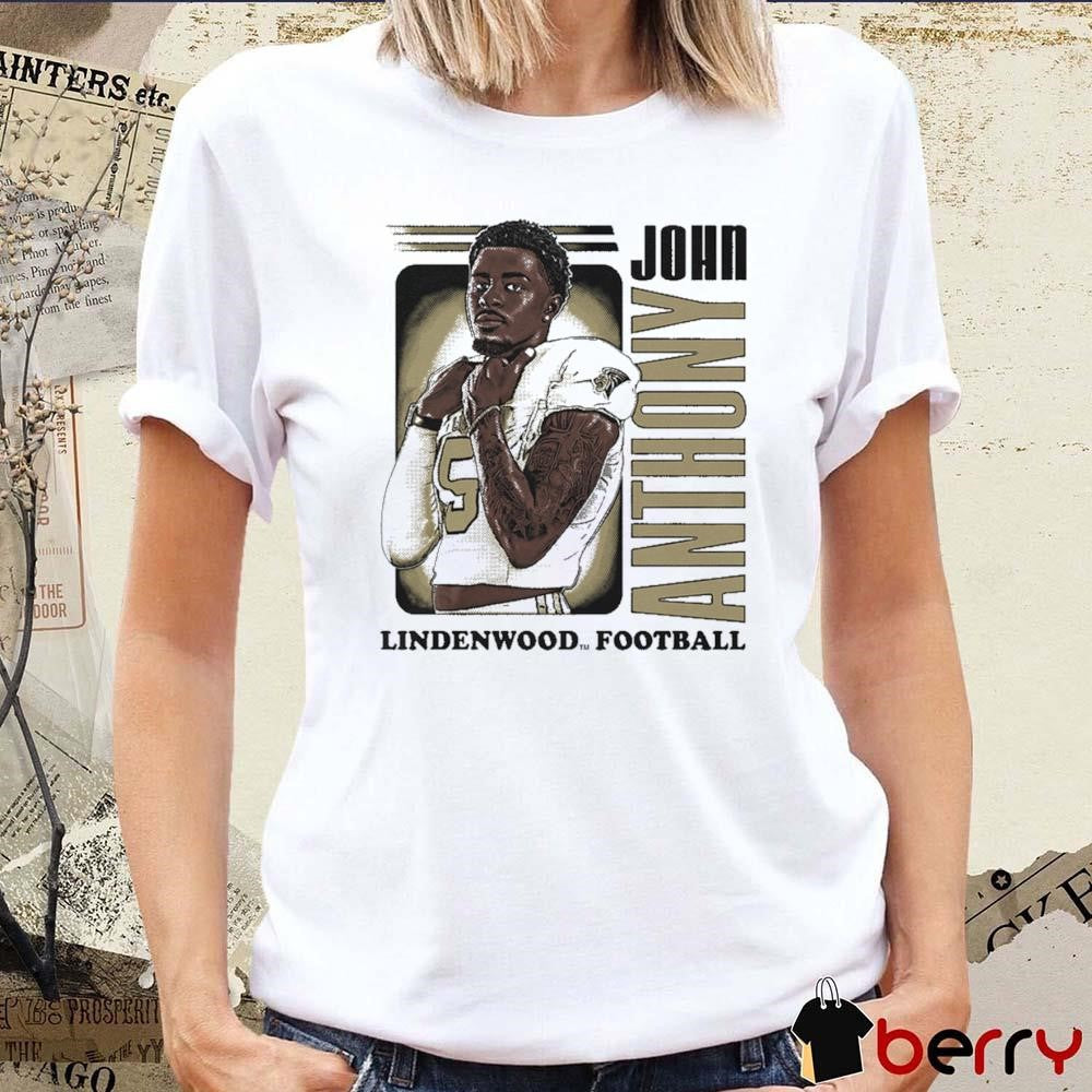 John Anthony Lindenwood Lions Football Classics Graphic t-shirt