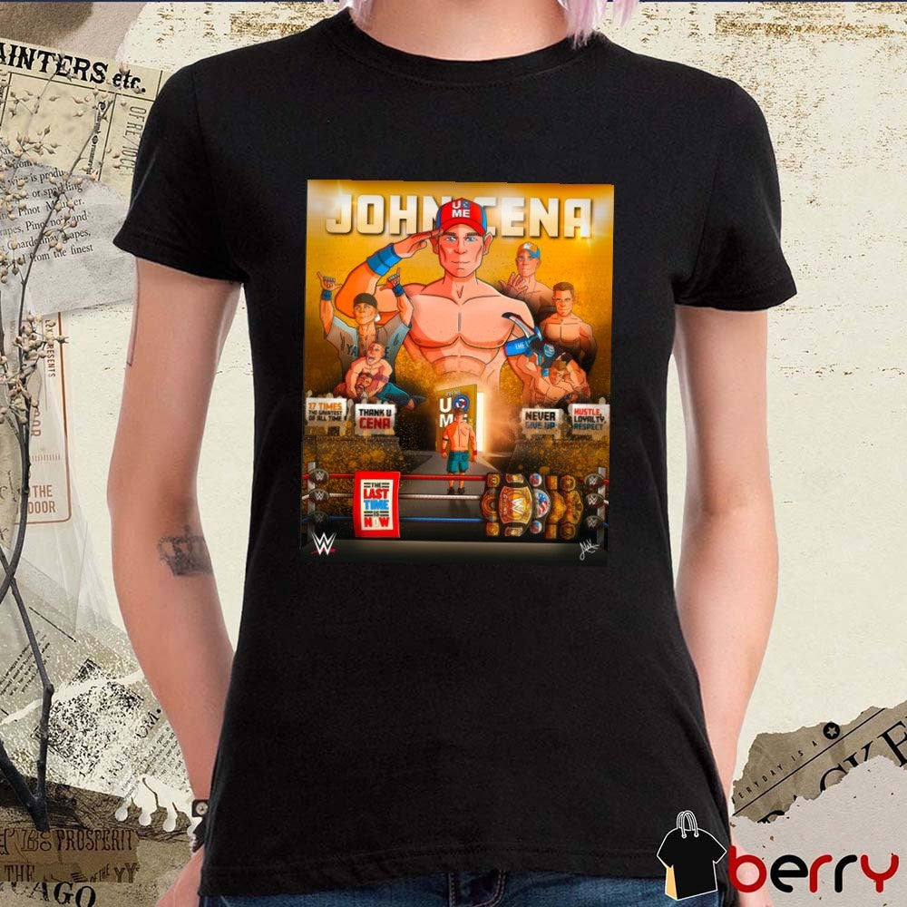 John Cena December 13, 2025 WWE Saturday Night’s Main Event The Last Time Is Now Poster t-shirt