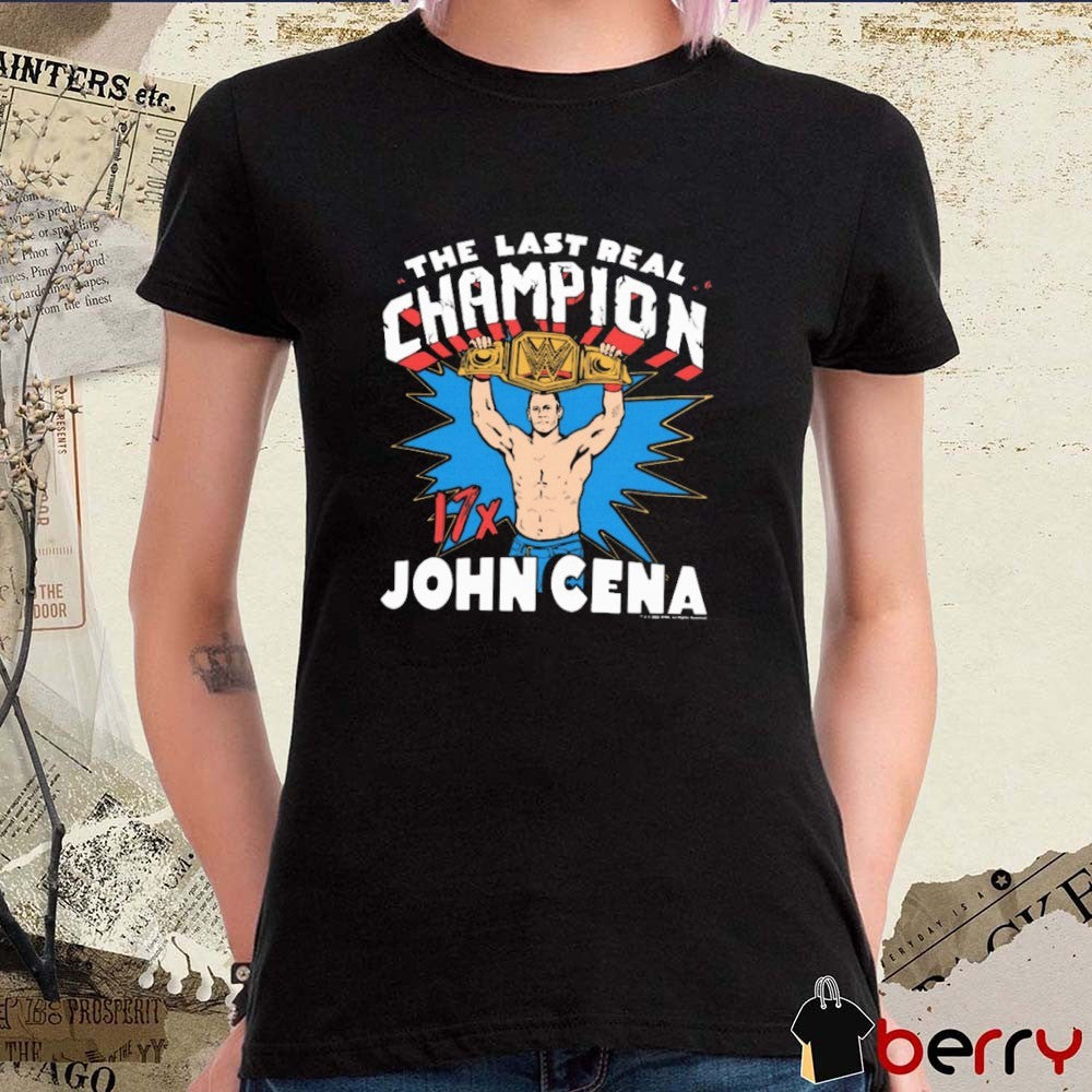 John Cena The Last Real Champion WWE 2025 Painting t-shirt