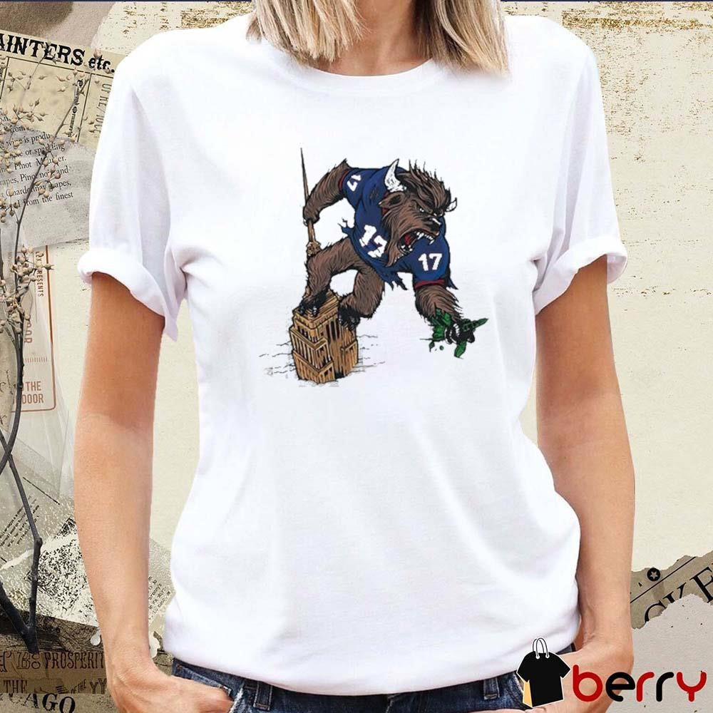 Josh Allen Buffalo Bills beats New York Jets on the top Empire State Building t-shirt