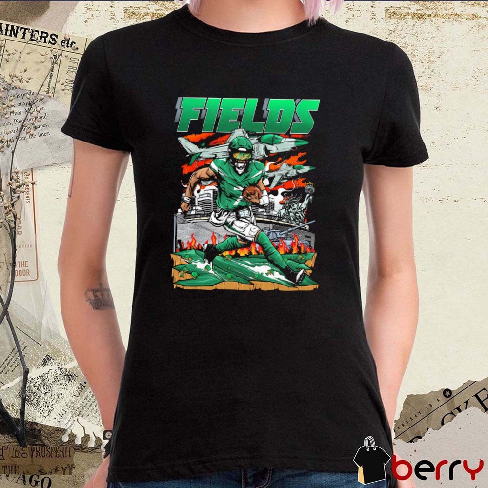 Justin Fields New York Jets 2025 NFL Football Planet Euphoria Artwork t-shirt