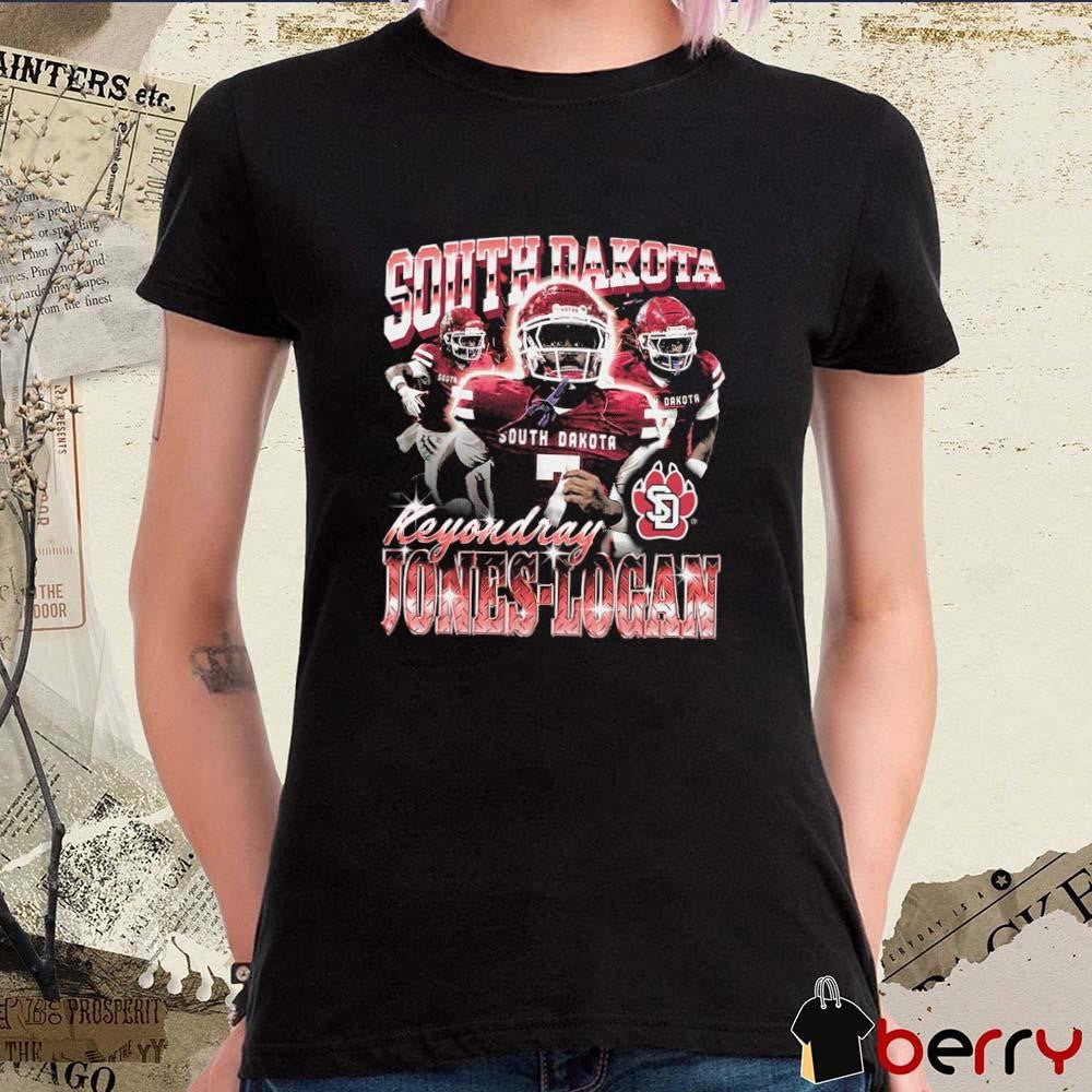 Keyondre Jones-Logan South Dakota Football Vintage Graphic t-shirt